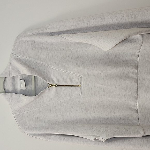 Varley Davidson Quarter-Zip Sweatshirt Ivory Marie Size Large - Picture 9 of 16